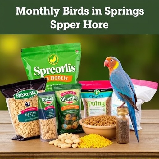 Monthly bird food subscription package