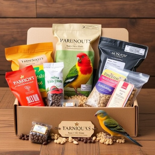 Monthly bird food subscription package