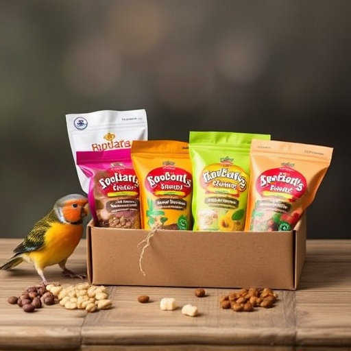 Monthly bird food subscription package