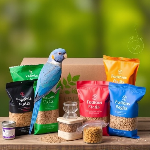 Monthly bird food subscription package