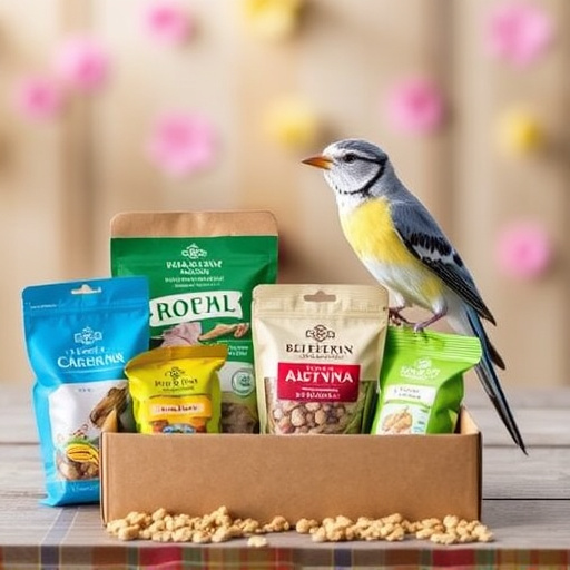 Monthly bird food subscription package