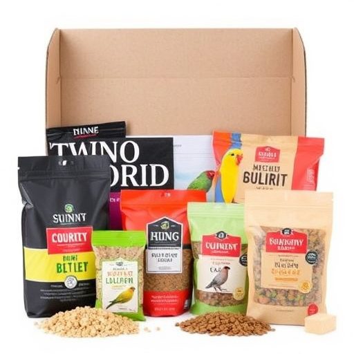 Monthly bird food subscription package
