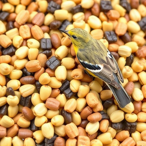 Natural bird food mix with sunflower hearts