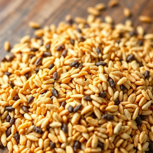 Natural bird seed without wheat grains