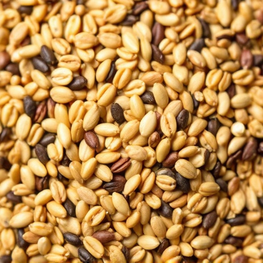 Natural seed mix for mess-free feeding
