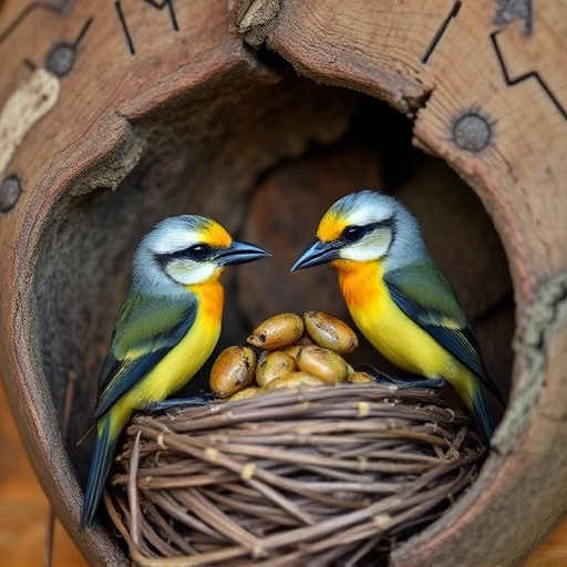 Nesting birds fed soft insects