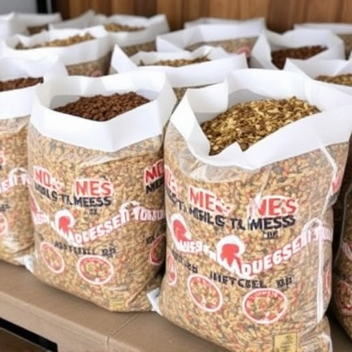 No-mess seed mix in large bags