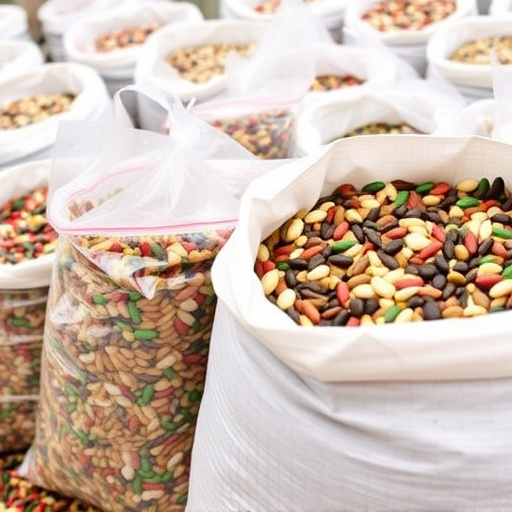 No-mess seed mix in large bags