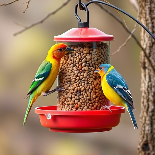 Online order confirmation for bird feed