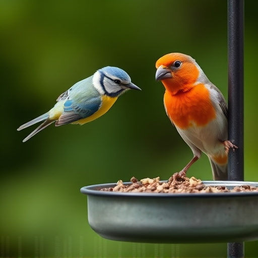 Online order confirmation for bird feed