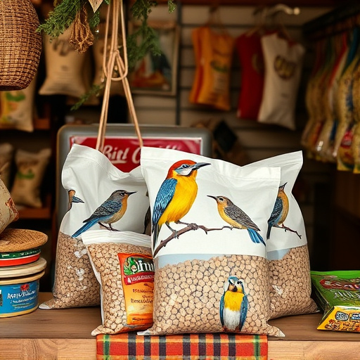 Online shop displaying wild bird food bags