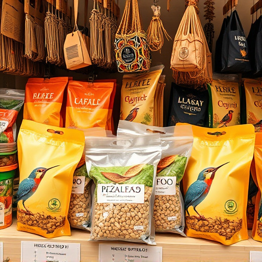 Online shop displaying wild bird food bags