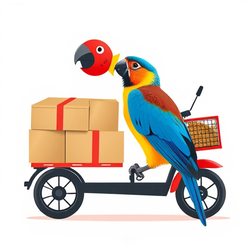 Online shop offering bird food delivery