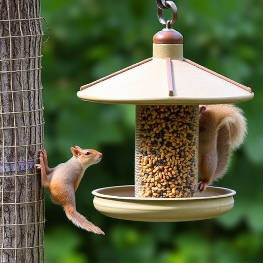 Squirrel-Proof Your Feeder: Protect Sunflower Hearts Today