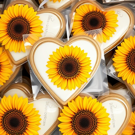 Packaged sunflower hearts with label visible