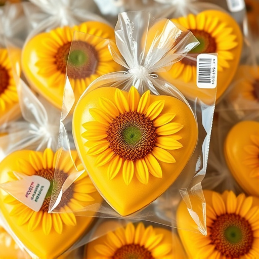 Packaged sunflower hearts with label visible