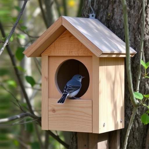 Quiet bird box after breeding season