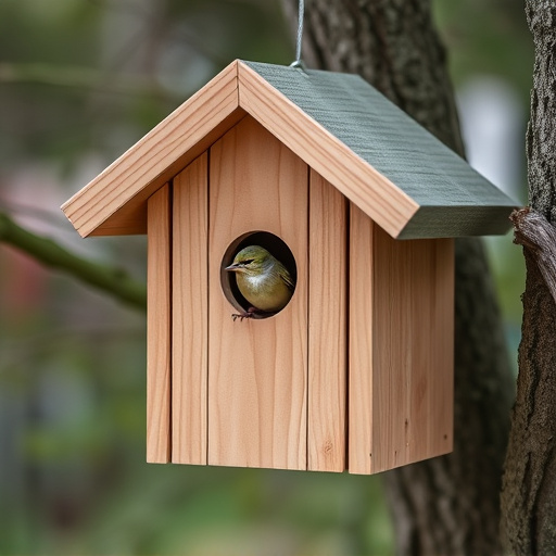 Quiet bird box after breeding season
