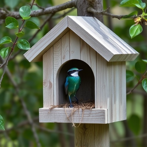 Quiet bird box after breeding season