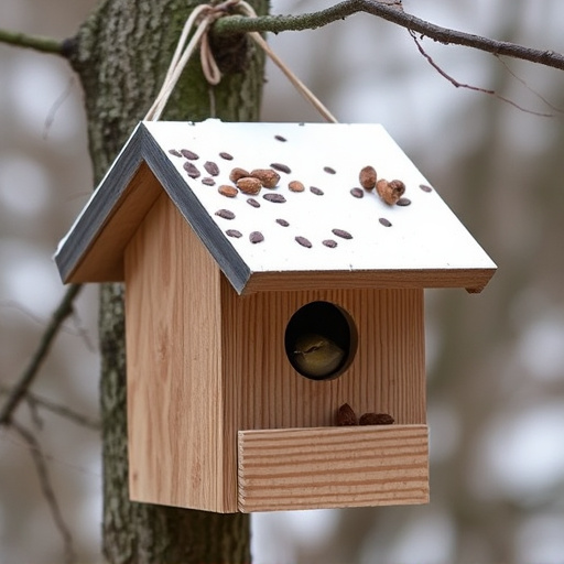 Quiet bird box after breeding season