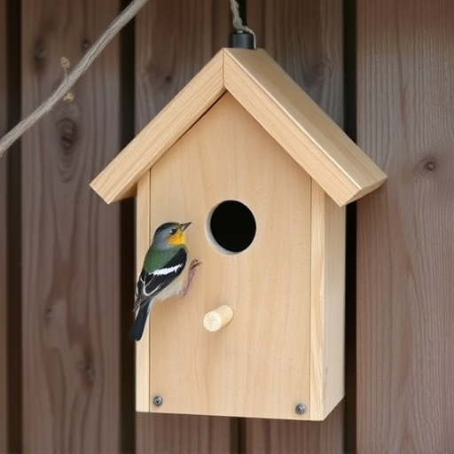 Quiet bird box after breeding season