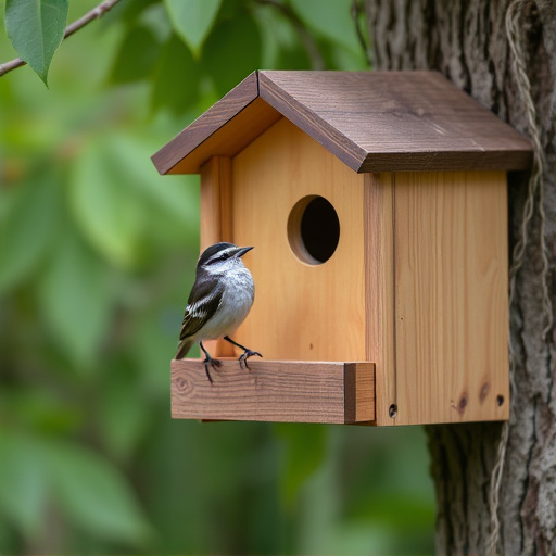 Quiet bird box after breeding season