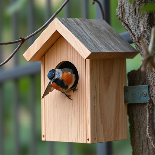 Quiet bird box after breeding season