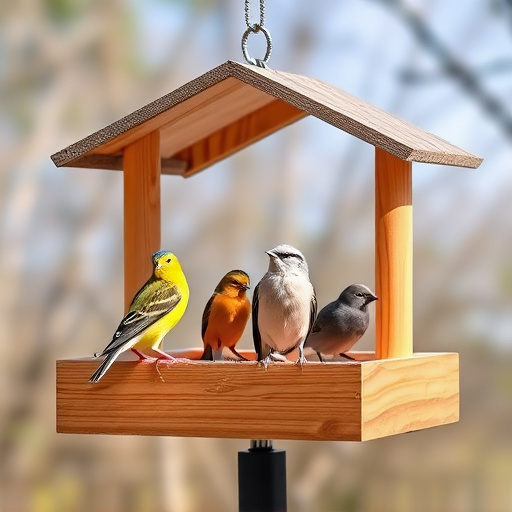 Protect Birds with a Covered Bird Ground Feeder