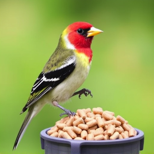 Ready-to-use suet pellets for birds