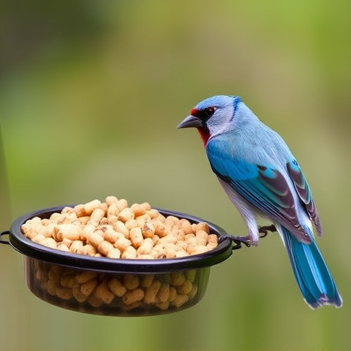 Ready-to-use suet pellets for birds