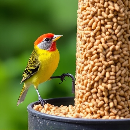Ready-to-use suet pellets for birds