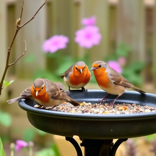 Optimize Ground Bird Feeder Access with Tray Setup