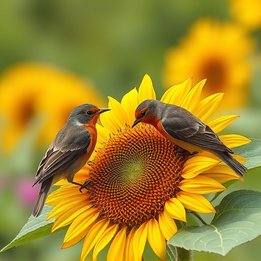 Feeding Birds: Hulled Sunflower Hearts for a Healthy Population