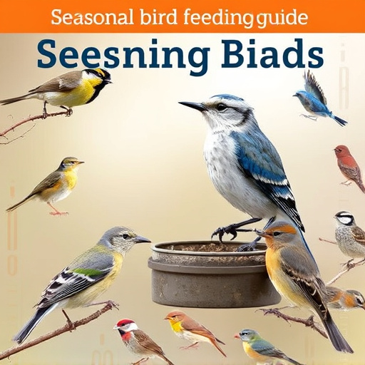 Seasonal bird feeding guide with UK birds