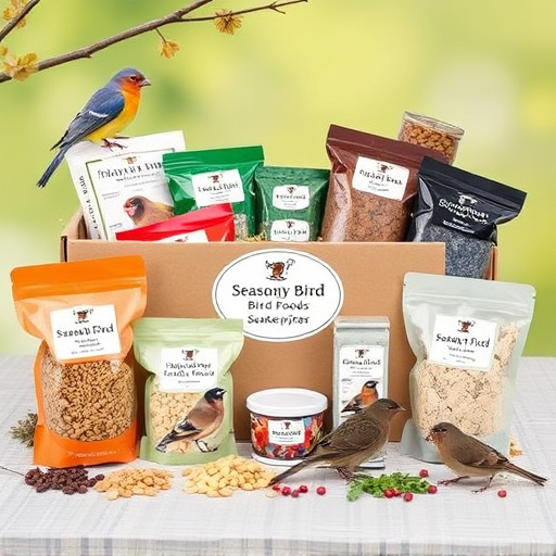 Seasonal bird food subscription assortment