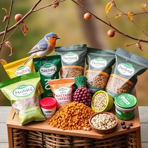 Seasonal bird food subscription assortment