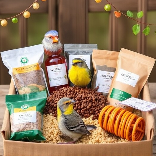 Seasonal bird food subscription assortment