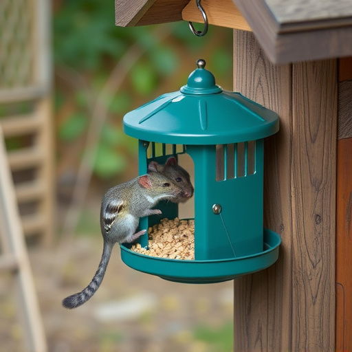 Secure feeder preventing rodent access