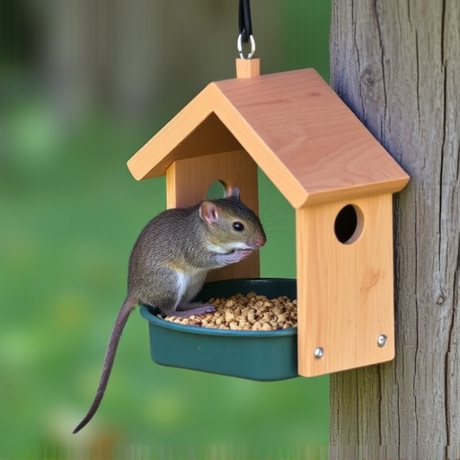 Secure feeder preventing rodent access