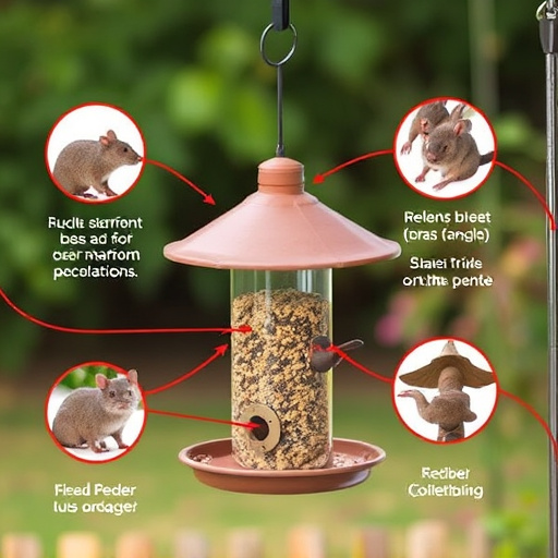 Seed feeder with rodent exclusion features