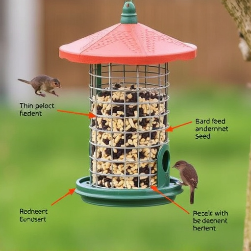 Seed feeder with rodent exclusion features