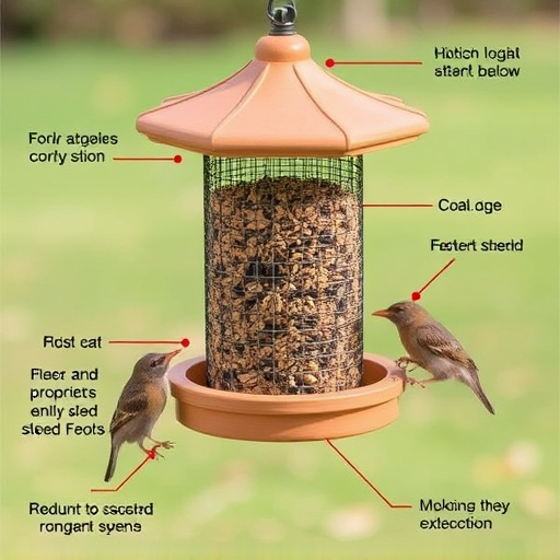 Seed feeder with rodent exclusion features