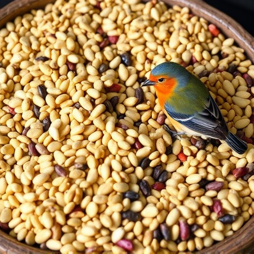 Selection of fine seeds for songbirds