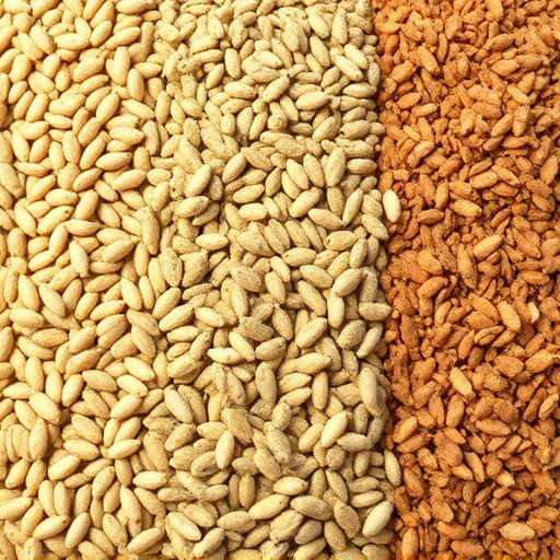 Selection of seed mixes for UK birds