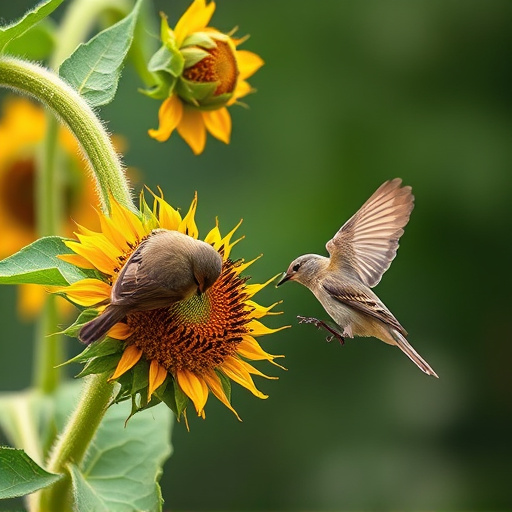 Sunflower Hearts: Nourishing Small Garden Birds Naturally