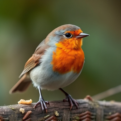 Soft food blend ideal for robins