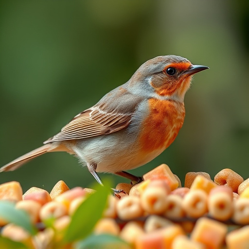 Soft food blend ideal for robins