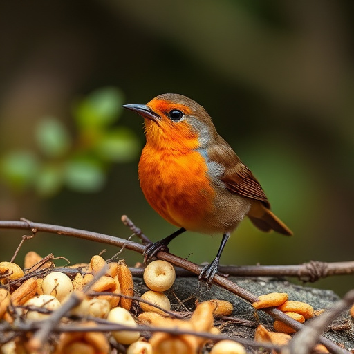 Soft food blend ideal for robins