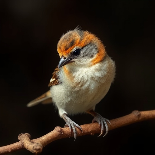 Soft food offered to young bird