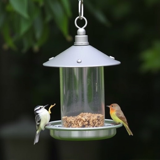 Sturdy bird feeder with anti-squirrel design